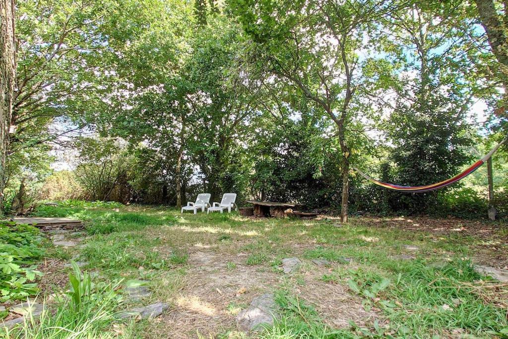 Longere Tinyhouse Avec Son Jardin-Foret Saint-Just  Exterior photo